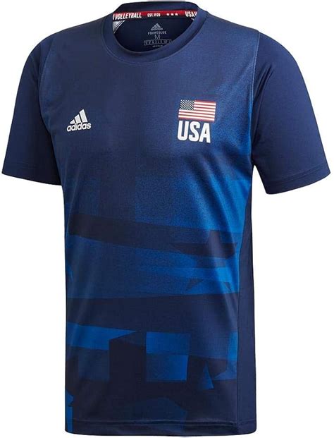 adidas men's usa volleyball replica tee